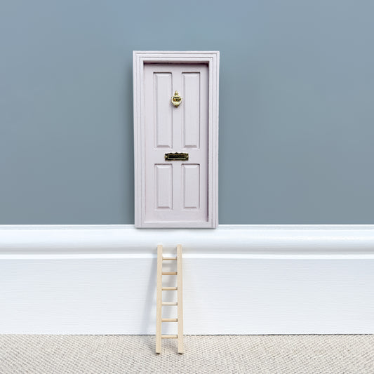 Hand Painted Fairy Door - Vintage Pink