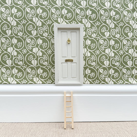 Hand Painted Fairy Door - Cream