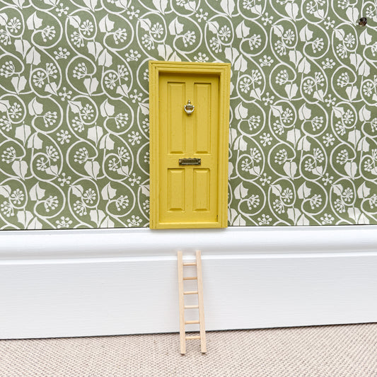 Hand Painted Fairy Door - Joyful Yellow