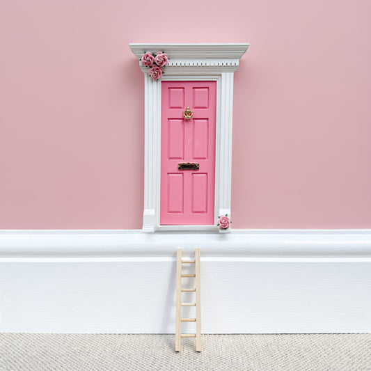 Floral Touch - Pink Manor Fairy Door